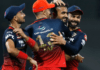 RCB's fast bowler's furor, hitting 8 sixes in 18 balls with SR of 294, set a record