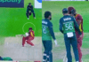 Video: PAK bowler's "bullet speed bouncer" collides with Hope's helmet, narrowly saved his life! match stopped for 2 minutes