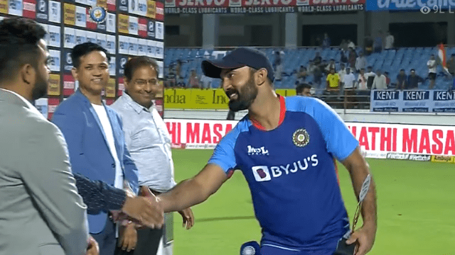 INDvsSA: Dinesh Karthik became the man of the match, ignoring the captain and giving credit for his performance