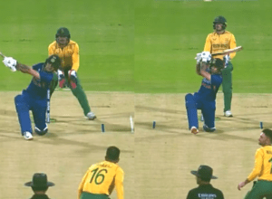 Video: Ishan Kishan hits 2 consecutive "rocket sixes" in Keshav Maharaj's first over, bats with an SR of 214.2