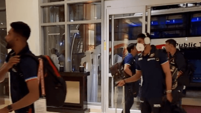 Video: Team India reached West Indies for a grand welcome, Chahal with Dhawan, Samson, Suryakumar and his wife made headlines