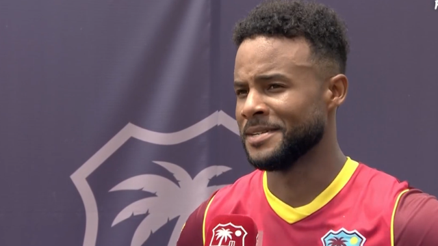 IND vs WI: Shai Hope hits a six and completes a century in the 100th match, says "I enjoy doing this"