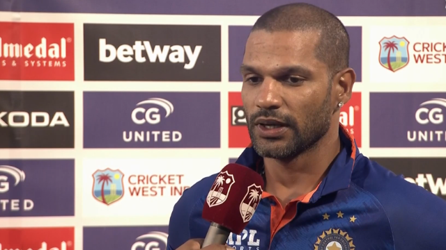INDvsWI: Captain Dhawan, who got emotional after the win, said, "I had never thought of this", gave credit for the win