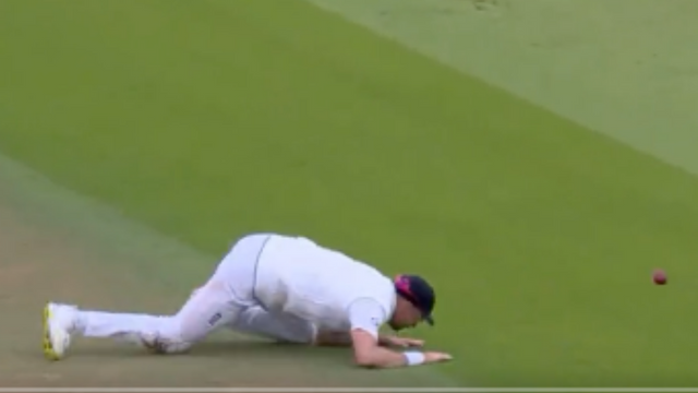 When Anderson dropped Jadeja's catch, commentator Sehwag said, "The elderly Anderson has dropped the catch", 