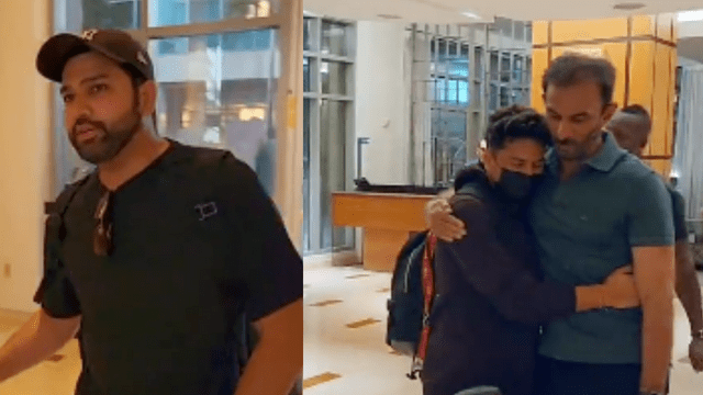 www.criccrank.com (2) WI vs IND T20: Kuldeep Yadav reached Trinidad emotional, hugged batting coach Vikram Rathor, these veterans including Rohot also reached