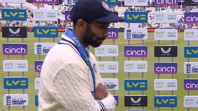 IND vs ENG: Bumrah, who became "Man of the Series", did not even touch the "Champagne bottle" because of that, won millions of hearts
