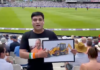 Video: Yogi Adityanath's fan reached with "bulldozer" between IND and ENG, said this in live match