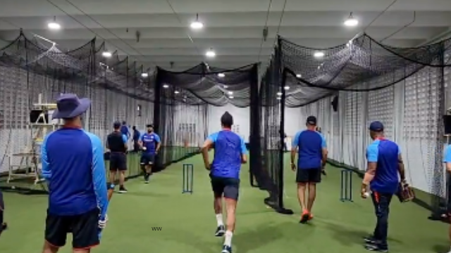 INDvsWI: Due to rain, Team India did "indoor practice", Dhawan, Rituraj, Shubman shed sweat