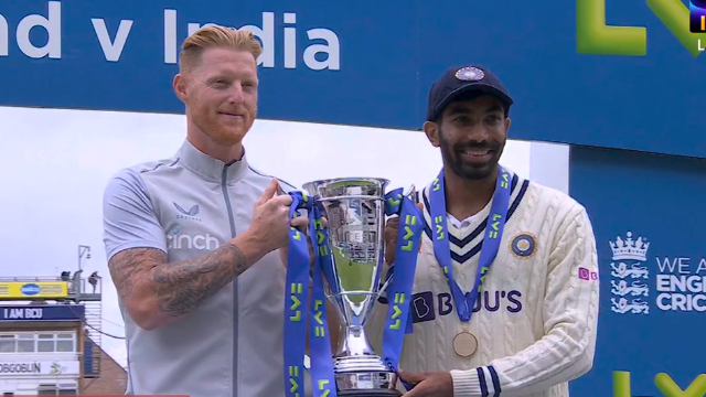 IND vs ENG: Bumrah, who became "Man of the Series", did not even touch the "Champagne bottle" because of that, won millions of hearts
