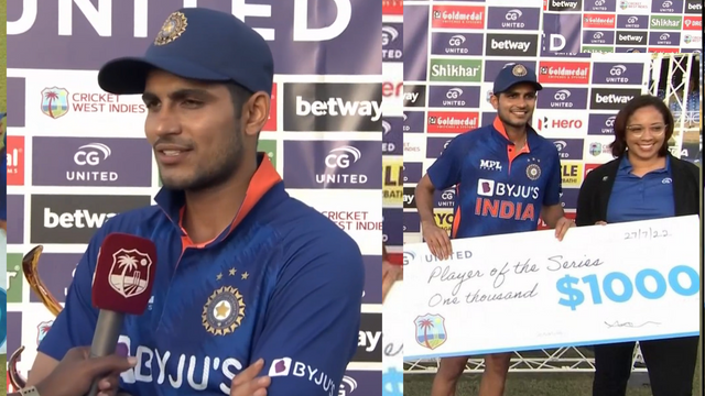 www.criccrank.com (41) INDvsWI: Man of the Series Shubman Gill again unhappy and said