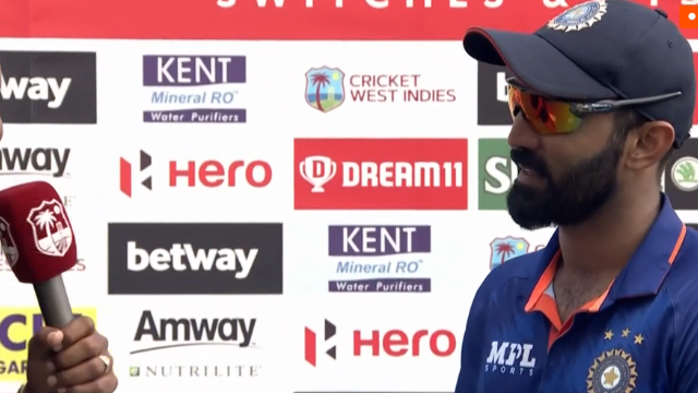 INDvsWI: Dinesh Karthik, named "Man of the Match", said "I enjoy this role now, credited it for the performance"