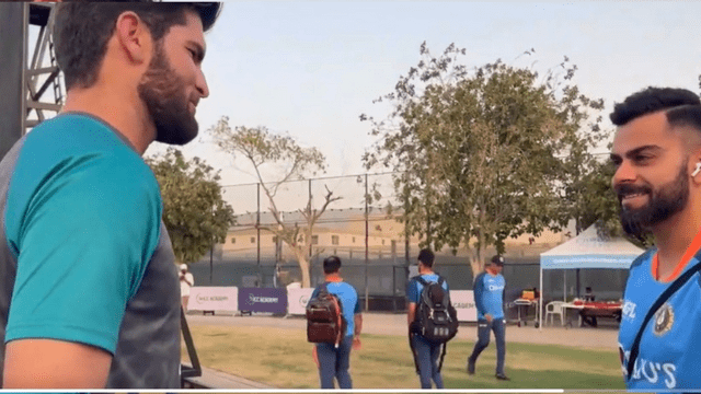 Video: Shaheen Afridi's prayers with Virat Kohli also said "with you in the form returned soon"