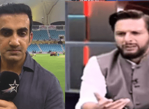 Video: Gautam Gambhir gave a befitting reply to Afridi's joke, watch the video of Afridi and Gambhir