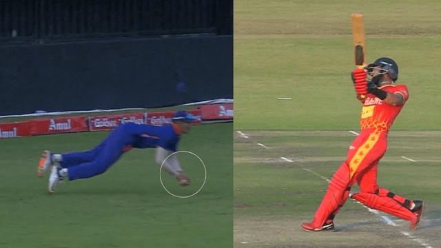 Untitled design (16) Match turned by Shubman Gill's amazing Catch, India won by 13 runs, India became champion by 3-0