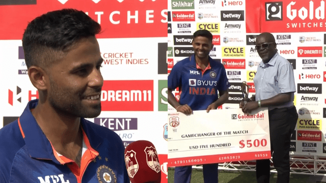 www.criccrank.com - 2022-08-03T021646.103 INDvsWI: Man of the match Suryakumar remembered IPL, said