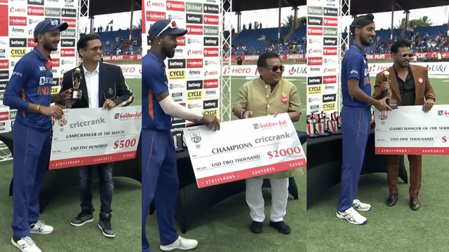 www.criccrank.com - 2022-08-08T010341.943 INDvsWI: India beat WI by 88 runs, became champion 4-1, got Man of the Match and Man of the Series