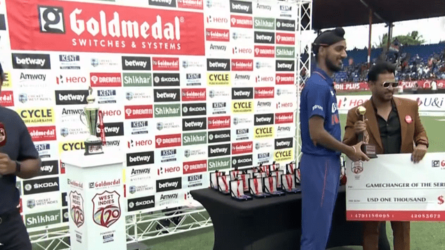 INDvsWI: India beat WI by 88 runs, became champion 4-1, got Man of the Match and Man of the Series