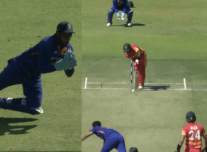 Deepak Chahar threw Zimbabwe's top order uprooted, made a mess, Sanju won the heart by taking this amazing catch