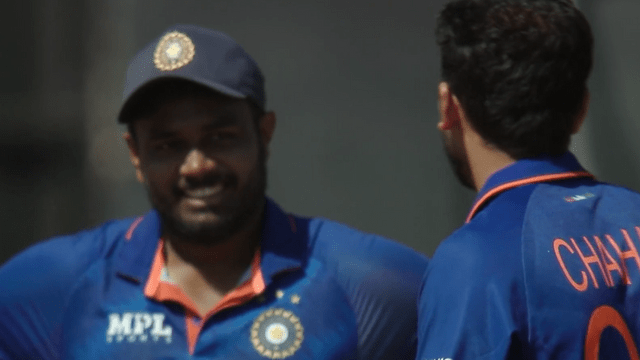 Deepak Chahar threw Zimbabwe's top order uprooted, made a mess, Sanju won the heart by taking this amazing catch