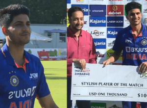 INDvsZIM: Shubman Gill named "Stylish Player of the Match", took advantage of Dhawan's mistake, got so much prize money