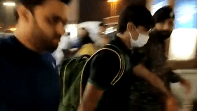 Video: After the defeat in the final, Babar Azam-Naseem Shah took the security of the army, Naseem was seen holding the army's hand