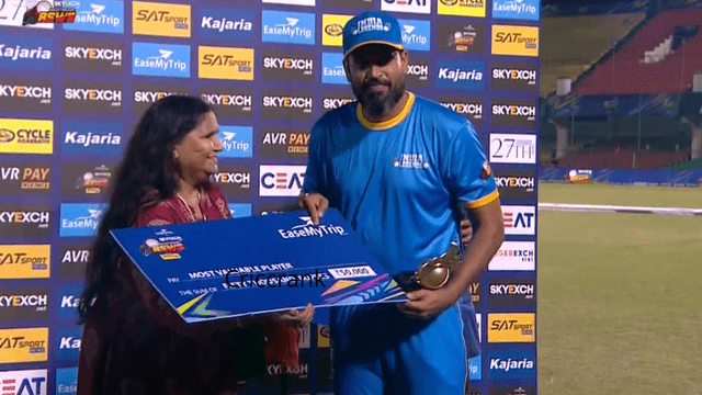 India Legends beat Africa Legends by 61 runs Binny became Man of the Match Yusuf Pathan