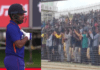 Along with this, the public became crazy, Sanju's name echoed all over the ground, ended the match with a six.