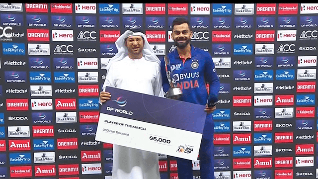 IND vs AFG: Man of the match Virat scored a century in the name of his wife Anushka, he supported in difficult times