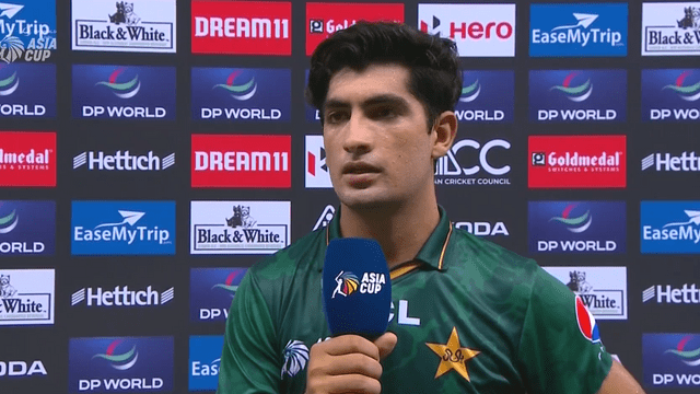 PAK vs SL: Manjrekar blew Naseem Shah's senses by asking questions, "Run to padageen hi", Naseem Shah's face came down