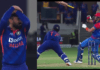 Dinesh Karthik threw a dreadful ball, the bat dropped 4 feet away from the batsman's hand, Virat laughed