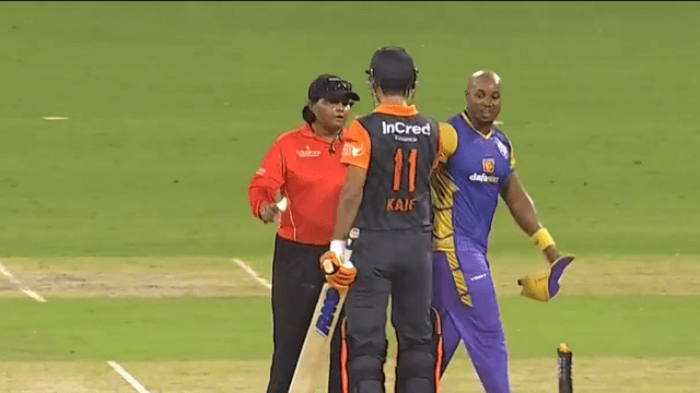 There was a heated argument between Mohammad Kaif and Tino Best in the live match, Kaif lost his temper, know the reason