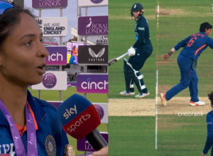 Harmanpreet justified the reason for Deepti Sharma's RUN OUT, saying "now even the ICC says the same"