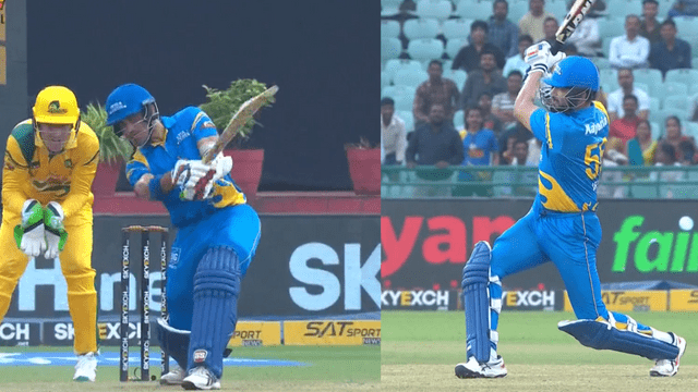 Naman Ojha hit 90 runs and Irfan Pathan's SR of 303 wreaked havoc on 6,6,6,6, India Legends reached the finals of Australia Legends