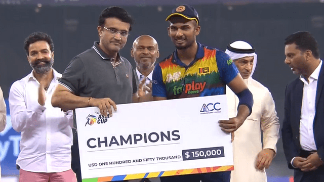 AsiaCup 2022: Sri Lanka got 1.19 crores on victory, PAK also became rich, money rained on these players