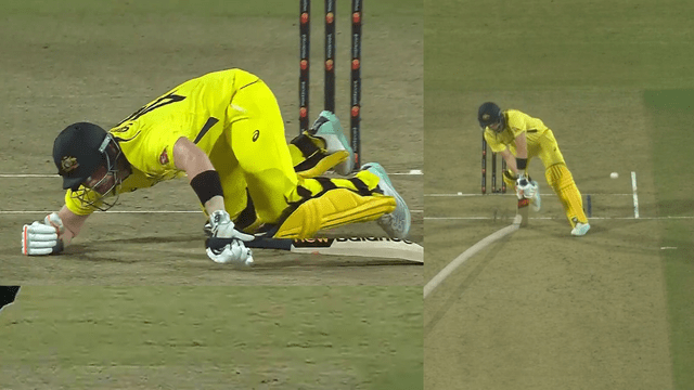 7D79085F-3796-452B-BD42-0B15A92B761F Bumrah's rocket speed yorker forced Smith to fall on his knees, sensed with two yorkers in two overs