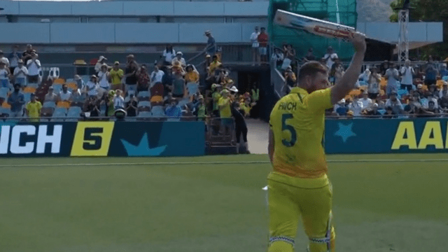 Video: Finch was not able to show amazing in the last vand of his career, BOLD like this, the video went viral