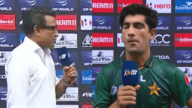 9D177095-FEC7-4EE4-89F7-26743D2561FD PAK vs SL: Manjrekar blew Naseem Shah's senses by asking questions,