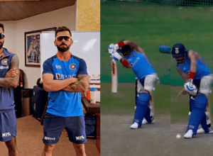 Video: Virat sweated heavily on the net, then showed the dance move with Hardik in the hotel, the video went viral