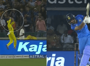 Maxwell became Superman by jumping 6 feet in the air and saved 5 runs, Harshal Patel's overconfidence was heavy