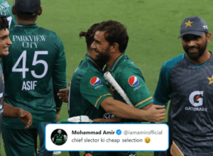 Selection" fast bowler Mohammad Amir said on Pakistan's World Cup team