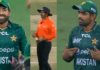 Drama happened in live match, Rizwan replaced Babar Azam with DRS, Babar clashed with umpire