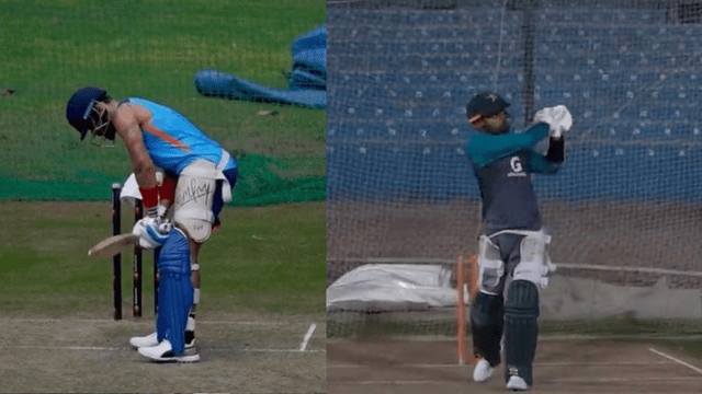 E35B4B20-7990-4E68-BA0B-63606849E9E1 Video: The video of Virat and Babar Azam's tremendous practice session on the net went viral.