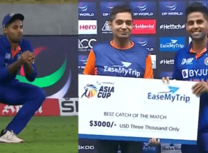 IND vs SL: Despite the loss, Suryakumar got rich, got the catch of the match award, this catch fetched 3000 $