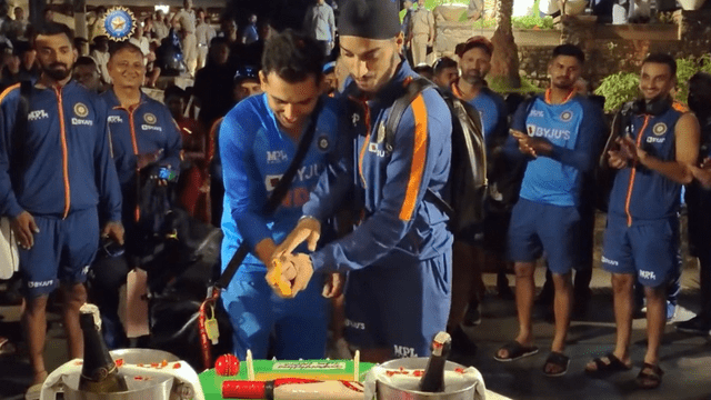 Video: Team India reached Guwahati, had a grand reception at the hotel, Harshdeep Deepak Chahar cut the cake and left Trivandrum
