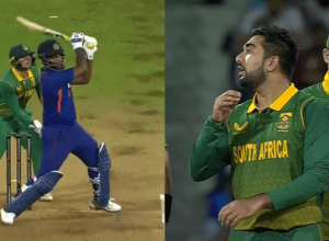 6,4,4,4, Sanju Samson stumbled 19 runs in the last over of Tabrez Shamshi, this shameful record in his name, Kuldeep was liberated