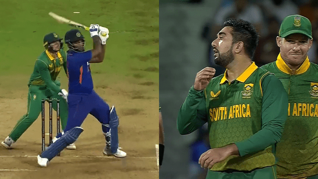 0558525F-ACAF-49BC-80F2-306808D02878 6,4,4,4, Sanju Samson stumbled 19 runs in the last over of Tabrez Shamshi, this shameful record in his name, Kuldeep was liberated