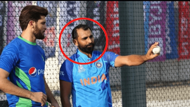 0AB94407-5D9A-4CA1-A10E-3E3F5F35CA78 Shami gives tips to Shaheen Afridi before IND-PAK match, don't be heavy on IND