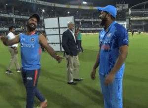 Video: Rohit Sharma and Karthik's showmanship, Rohit was seen "cursing" on the wrong shot of Karthik