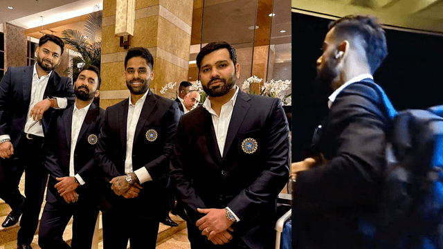 3E1472DC-ED1E-4058-8EBD-4F32E2C67BE3 Team India leaves for Mission Melbourne T20 World Cup, Virat's new haircut goes viral, Karthik, Rahul look stylish, photo goes viral