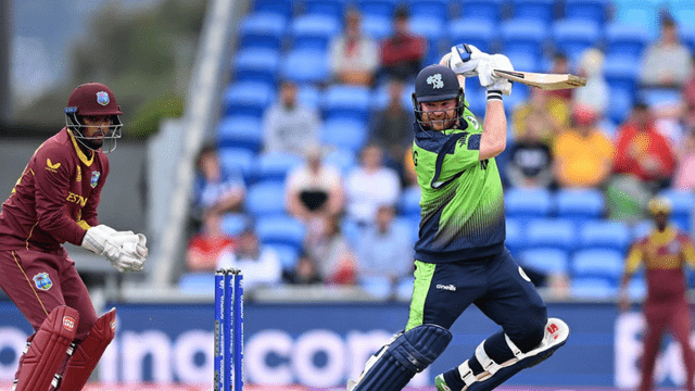 WI vs IRE: Paul Stirling created havoc, played an innings of 66 runs, WI out of WC, the reverberation of this six will be remembered, watch video